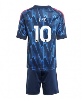 Billige Fotballdrakt Arsenal Eberechi Eze #10 Replika Bortedraktsett Barn 2025-26 Kortermet (med bukser)